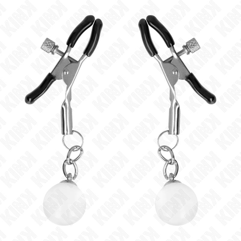 KINK - GRAMPOS DE BICO DE VIDRO PRATA 6 CM - Image 2