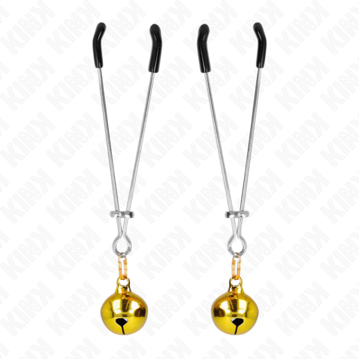 KINK – PINÇAS DE BINO FINAS OURO 7 CM