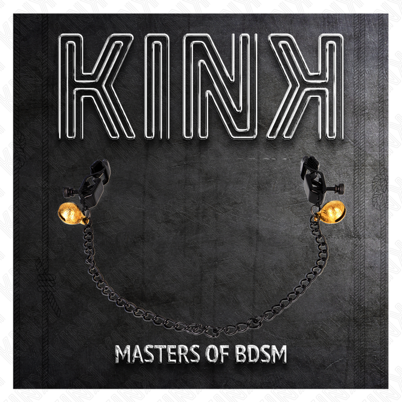 KINK - PINÇAS DE CADEIA PLANA E SINO PRATA 30 CM - Image 5