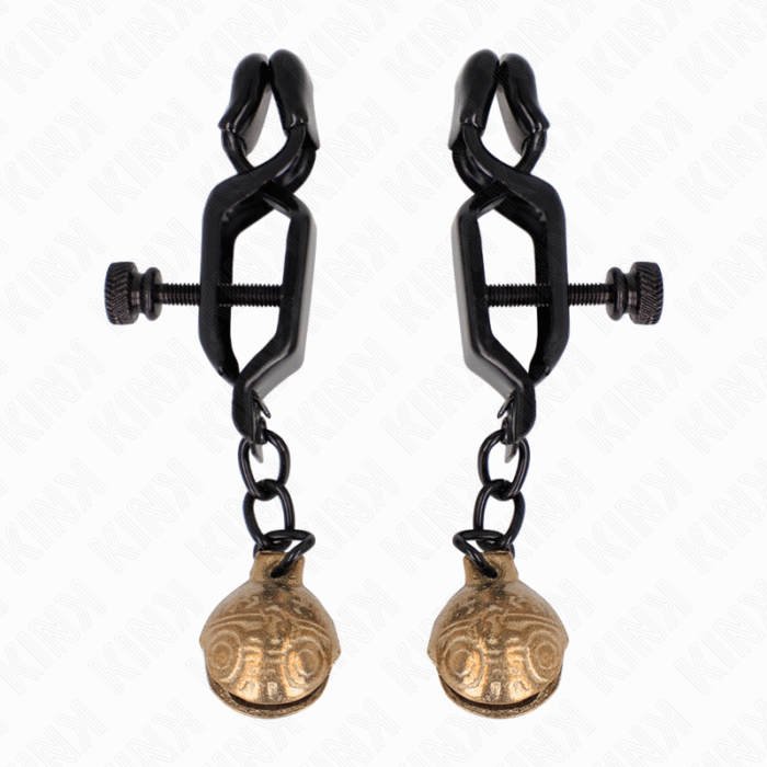 KINK – GRAMPOS DE BICO ESTILO BELL JAW PRETO 7 CM