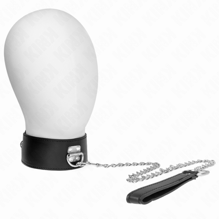 KINK – COLAR COM CINTO 65 CM COM ALÇA LARGA PRETA AJUSTÁVEL 33,5-41 CM X 5 CM