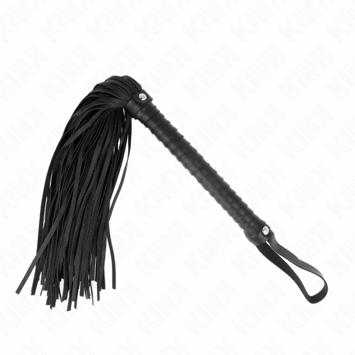 KINK – CHICOTE COM CABO TEXTURADO PRETO 48,5 CM