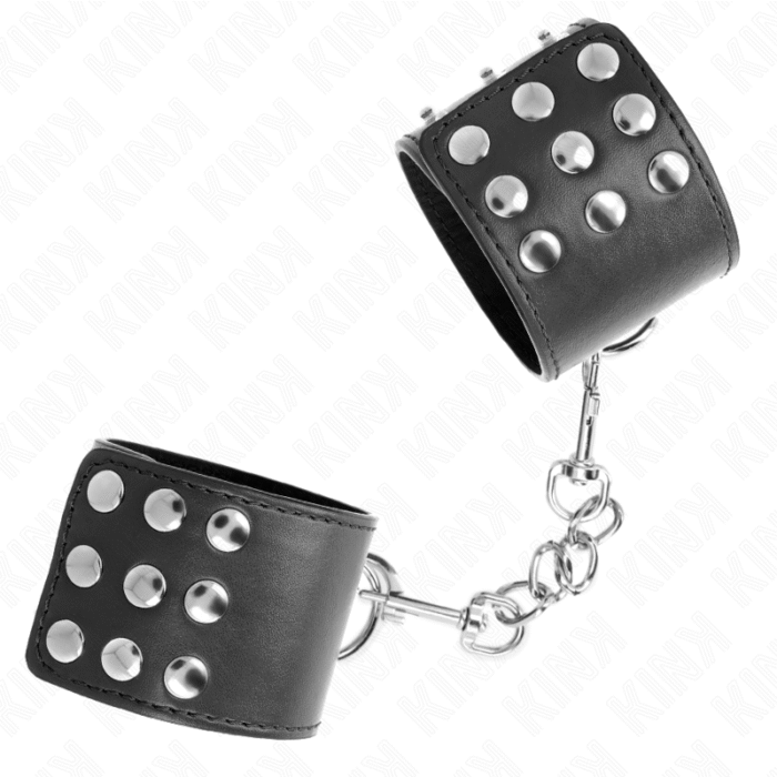 KINK – PULSO COM SNAP FASTEN PRETO AJUSTÁVEL 19-24 CM X 5,5 CM