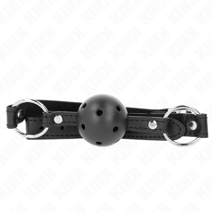KINK – BOLA PRETA OCA DURO 4,5 CM GAG MODELO 1 63,5 X 2 CM