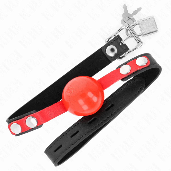 KINK – BOLA TPE MACIA 4 CM GAG MODELO 4 60 x 2 CM AJUSTÁVEL 37-52 CM