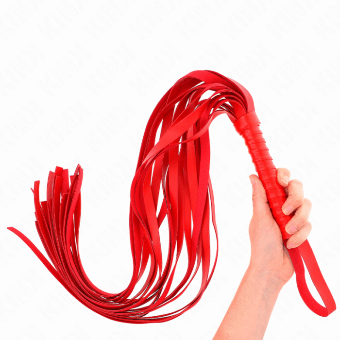 KINK – CHICOTE CABO CURTO VERMELHO 70 CM