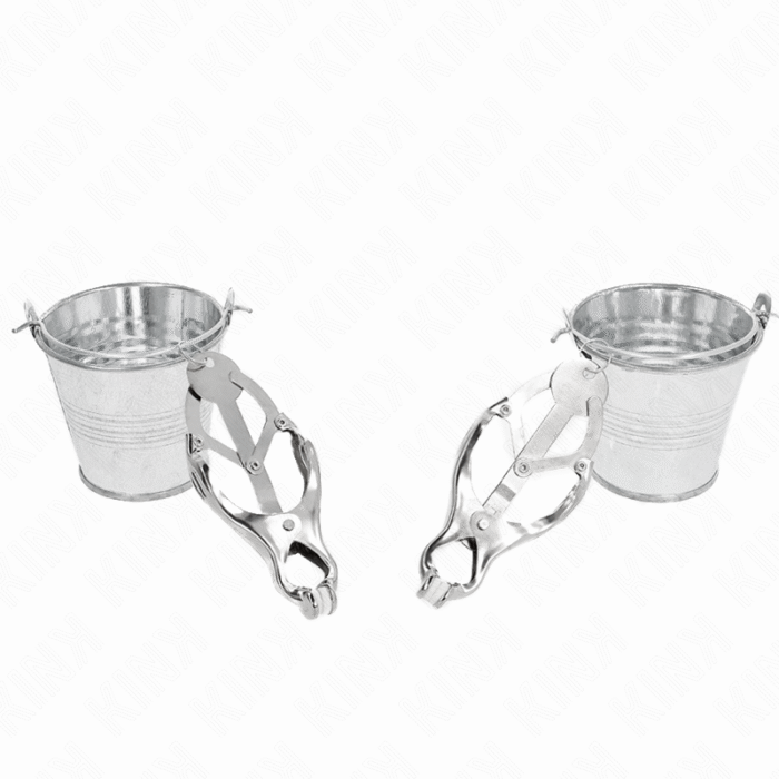 KINK – PINÇAS DE TREVO JAPONÊS COM BALDES PRATA