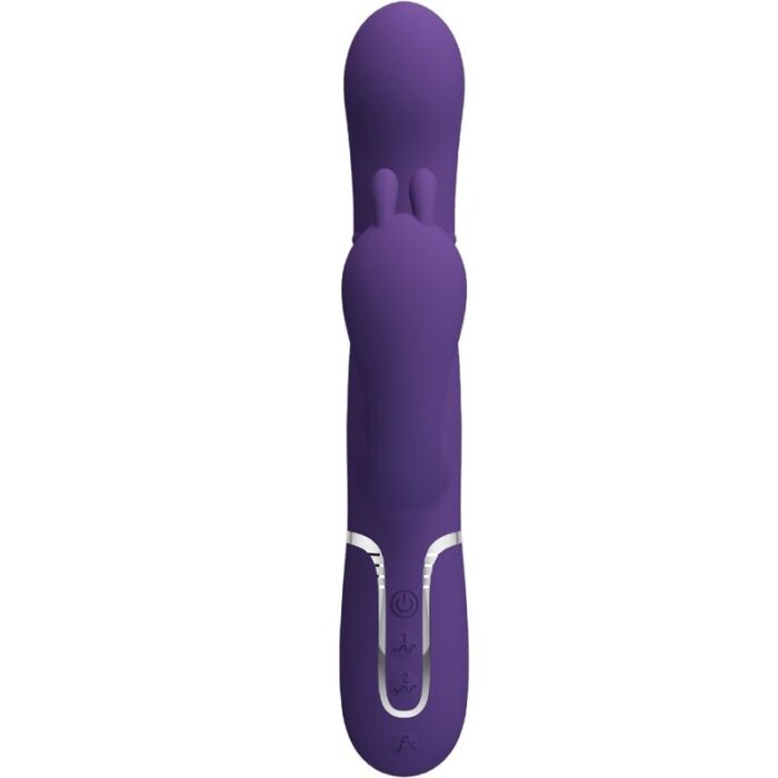 PRETTY LOVE – CAMMY TRIPLO VIBRADOR MULTIFUNÇÃO 4 EM 1 ROXO