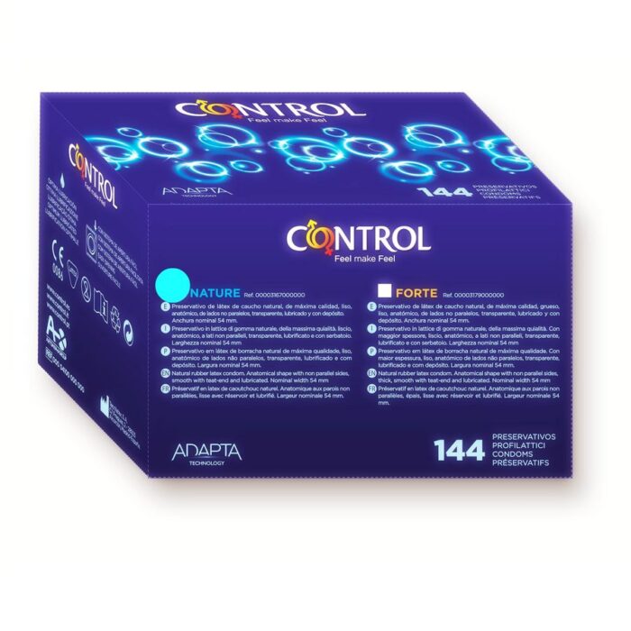 CONTROL – PRESERVATIVOS ADAPTA NATURE 144 UNIDADES