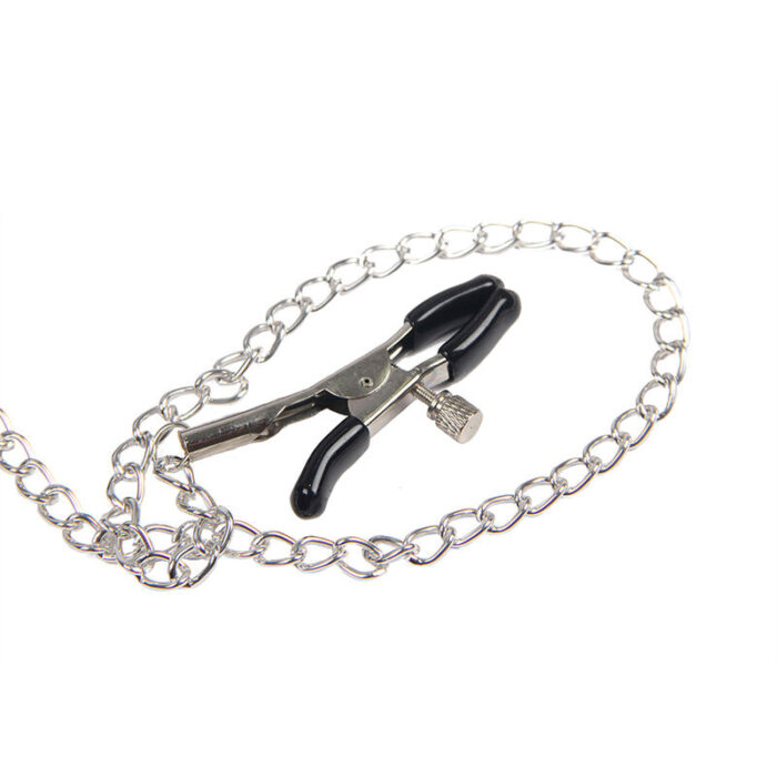 SUBBLIME – 953720 BONDAGE COURO TIRAS BREAST CLAMPS PRETO TAMANHO ÚNICO