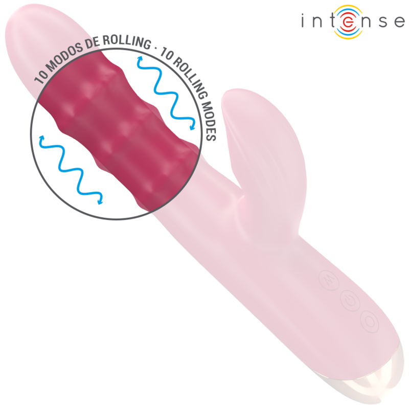 INTENSE - CHLOE MULTIFUNCIONAL VIBRADOR 3 EM 1 VERMELHO - Image 3