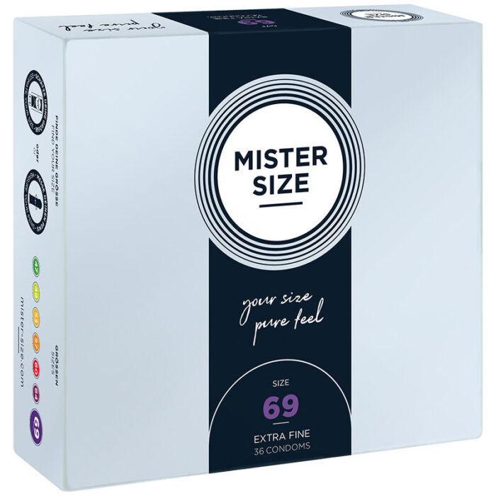 MISTER SIZE – PRESERVATIVOS TAMANHO XXXL 69 MM (36 UNIDADES)