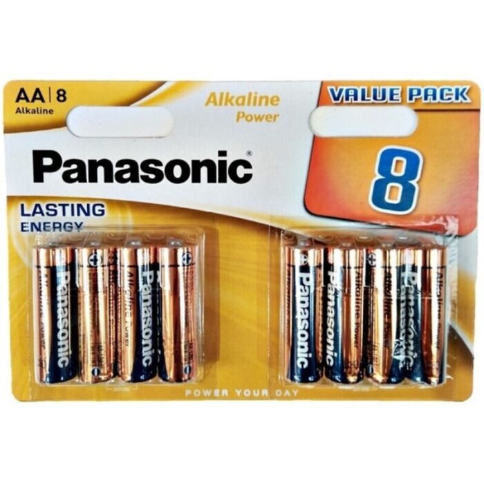 PANASONIC – BATERIA ALCALINA BRONZE AA LR6 BLISTER*8