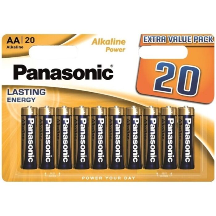 PANASONIC – BATERIA ALCALINA BRONZE AA LR6 BLISTER*20