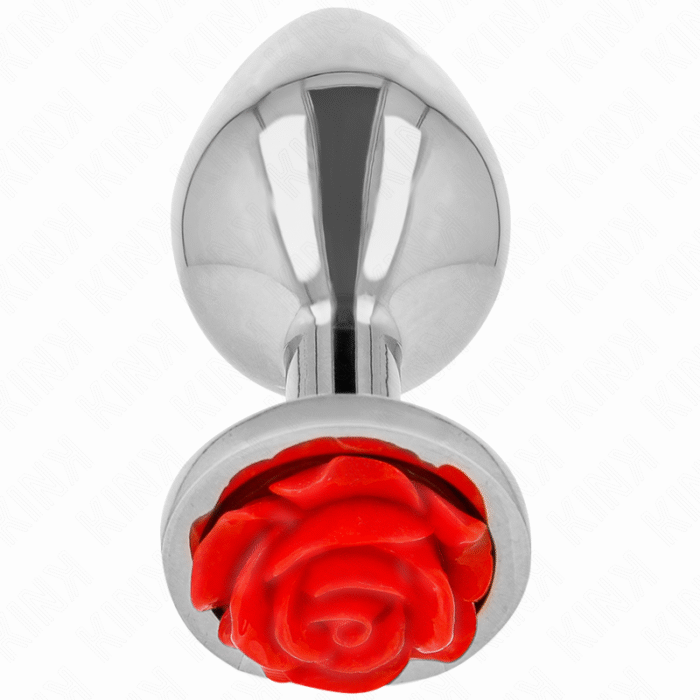 KINK – PLUG ANAL ROSA VERMELHO TAMANHO S