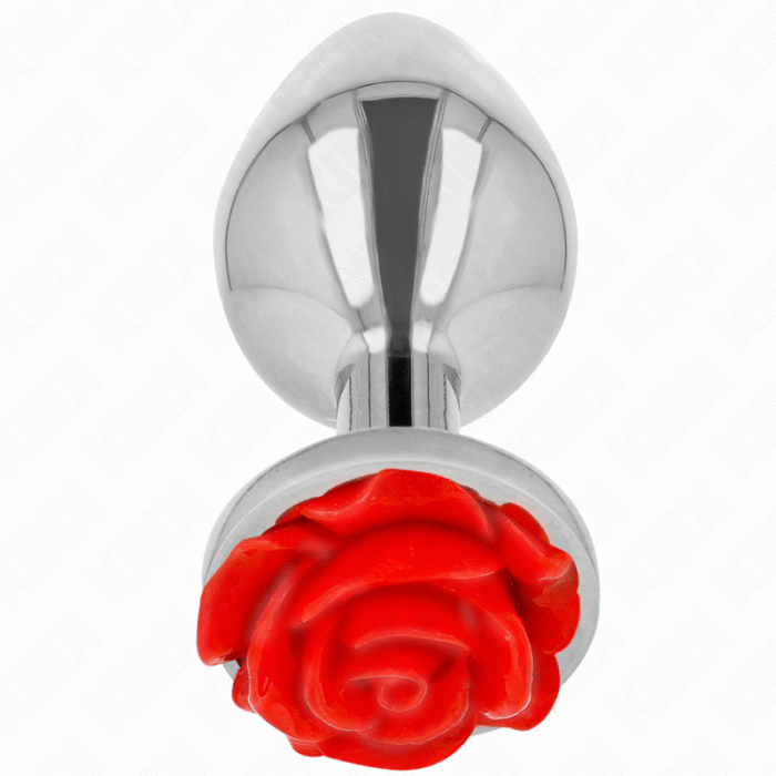 KINK – PLUG ANAL ROSA VERMELHO TAMANHO L