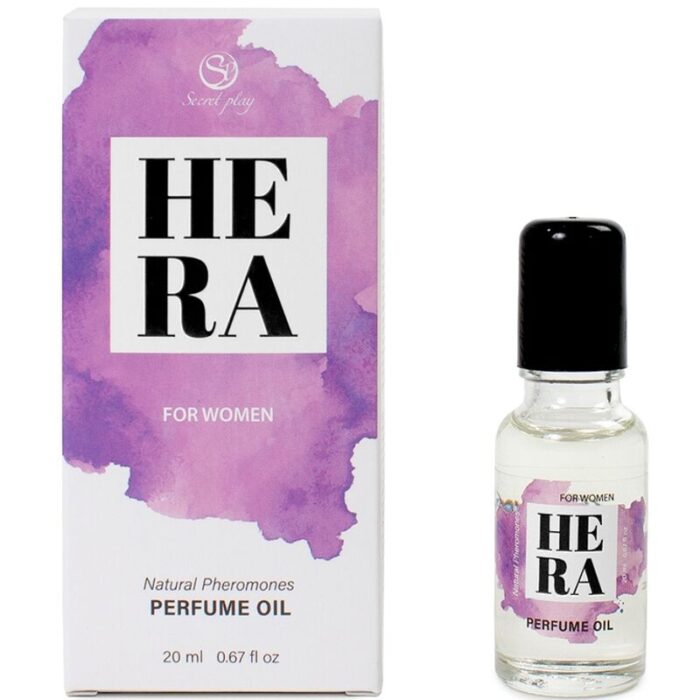 SECRETPLAY – HERA PERFUME NATURAL FEROMONAS EM ÓLEO PARA MULHERES 20 ML