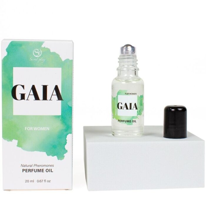 SECRETPLAY – GAIA PERFUME NATURAL FEROMONAS EM ÓLEO PARA MULHERES 20 ML