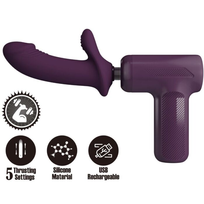PRETTY LOVE – DJ SCHOLAR MASSAGER 5 CONFIGURAÇÕES ROXO
