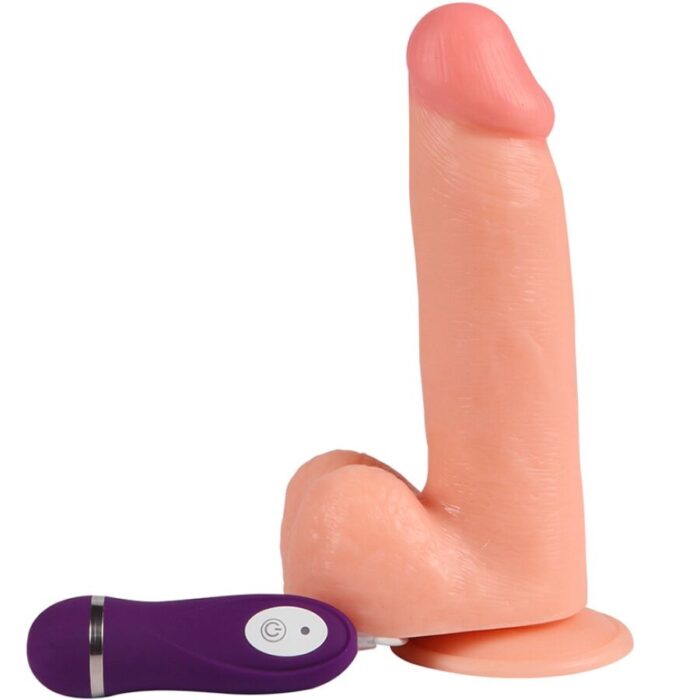 SHEQU – DILDO VIBRATÓRIO FANTASMA COM CONTROLE REMOTO 20 CM