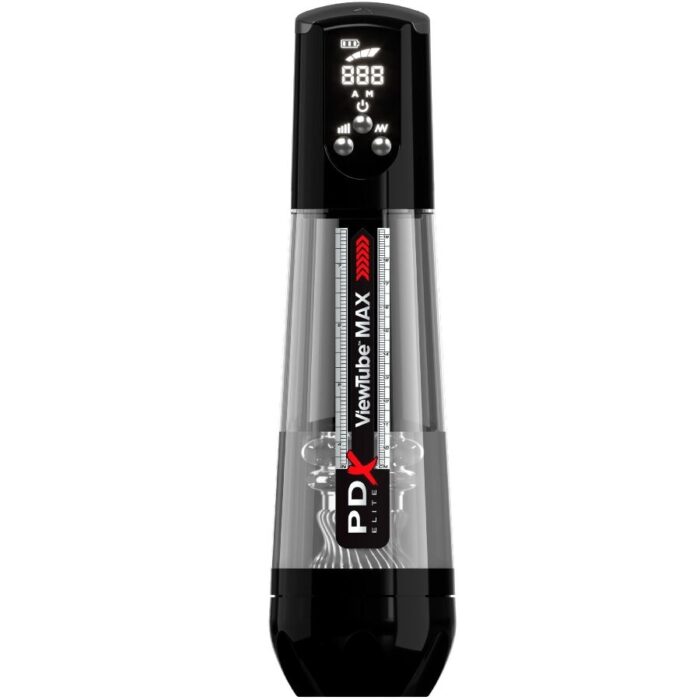 PDX ELITE – VIEWTUBE MAX VIEW MASTURNADOR AUTOMÁTICO COM SUCÇÃO TRANSPARENTE