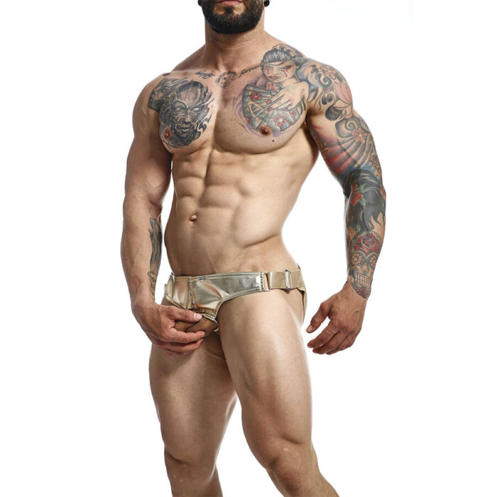 MOB – DNGEON JOCKSTRAP ANEL DE PÉ DOURADO TAMANHO ÚNICO