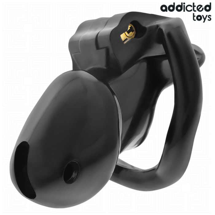 ADDICTED TOYS LOCKED – GAIOLA PARA PÊNIS CELL MINDNIGHT TAMANHO S 4.8 CM