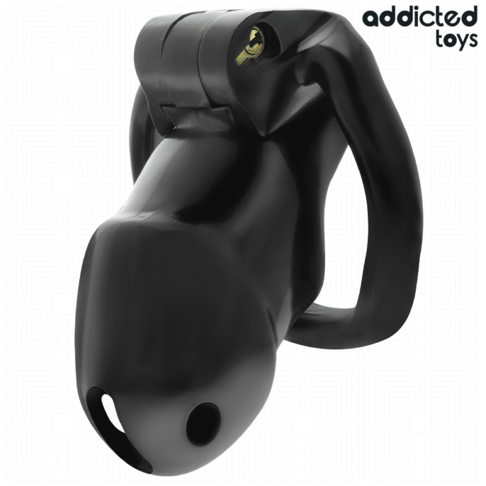 ADDICTED TOYS LOCKED – GAIOLA PARA PÊNIS CELL MINDNIGHT 4.2 CM TAMANHO M