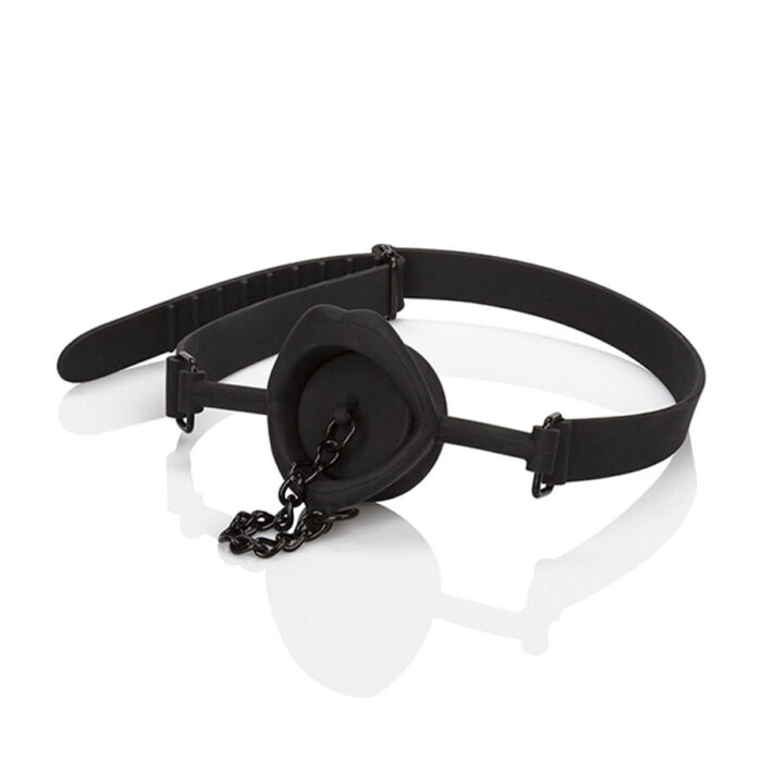 CALEXOTICS – SCANDAL MORDAÇA COM PLUG DE SILICONE PRETO
