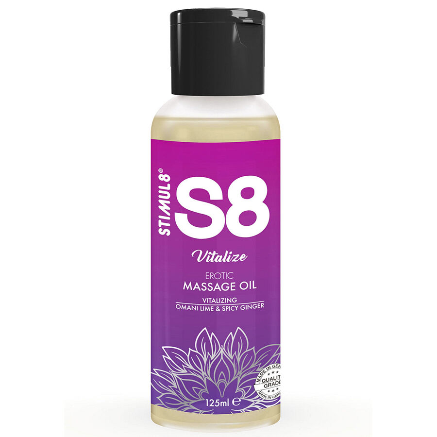 STIMUL8 - S8 ÓLEO DE MASSAGEM DE LIMÃO VITALIZE 125 ML