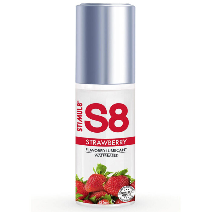 STIMUL8 – LUBRIFICANTE S8 MORANGO 125 ML