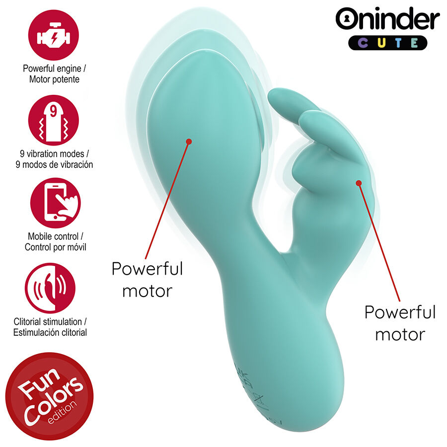 ONINDER CUTE - LOVE BUNNY VIBRADOR CLITÓRISMO PONTO G - APLICATIVO MUNDIAL GRATUITO - Image 5