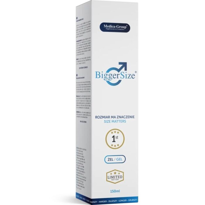 MEDICA GROUP – GEL ÍNTIMO DE TAMANHO MAIOR PARA HOMENS 150 ML