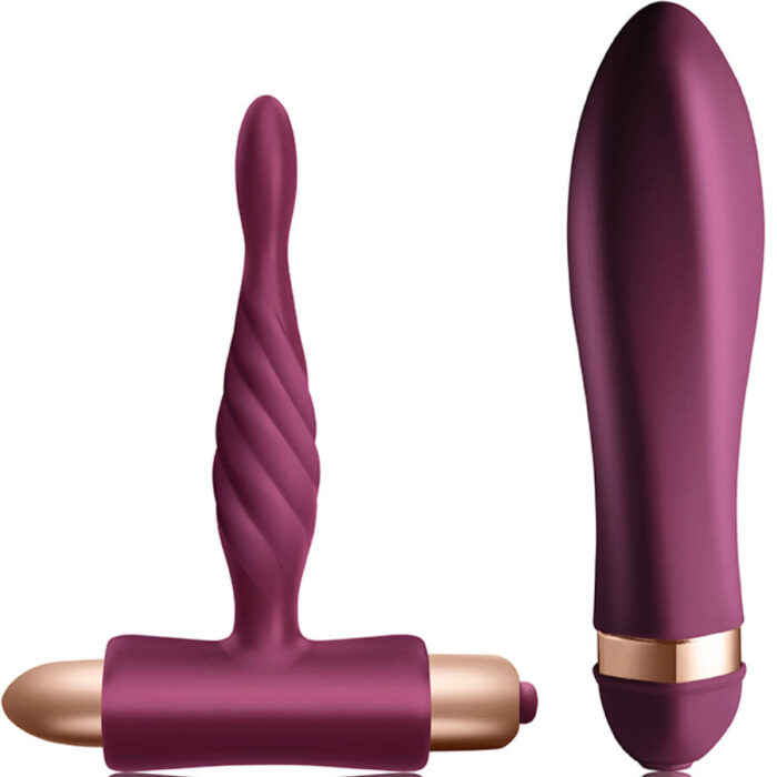 CLIMAXIMUM – KIT DARE VIBRADOR TORCIDO + PLUG ANAL INICIANTES