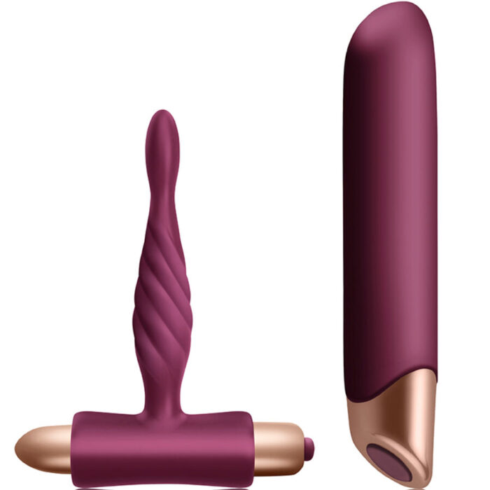 CLIMAXIMUM – KIT RAPTURE VIBRADOR CLÁSSICO + PLUG ANAL PARA INICIANTES