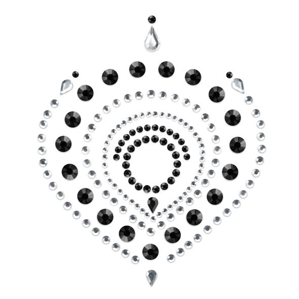 BIJOUX – INDISCRETS FLAMBOYANT PRETO & PRATA