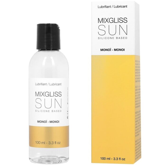 MIXGLISS – LUBRIFICANTE  BASE DE SILICONE AROMA MONOI 100ML