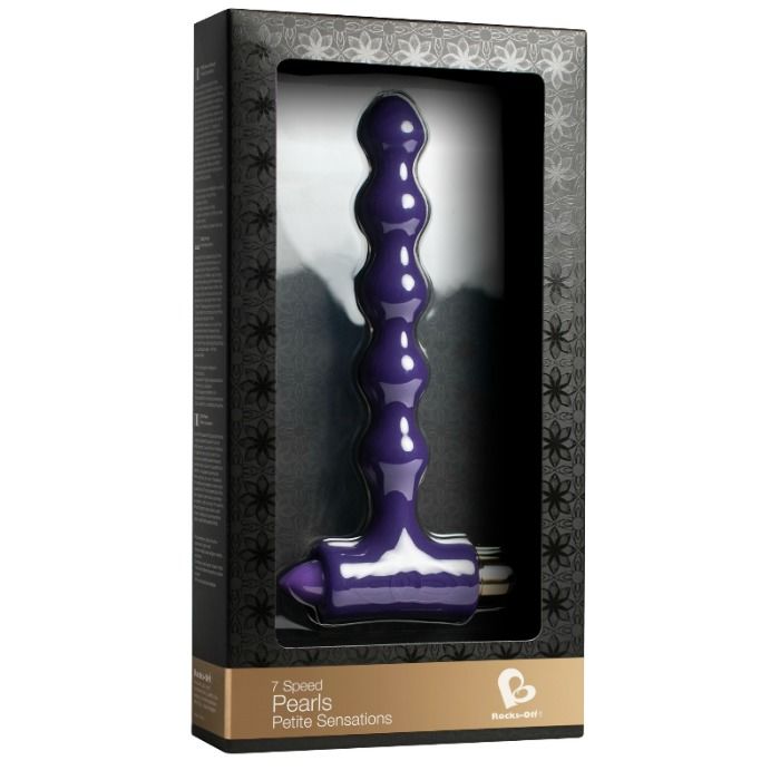 ROCKS-OFF – PLUG ANAL COM VIBRAO E RIOS PETITE SENSATIONS PÉROLAS
