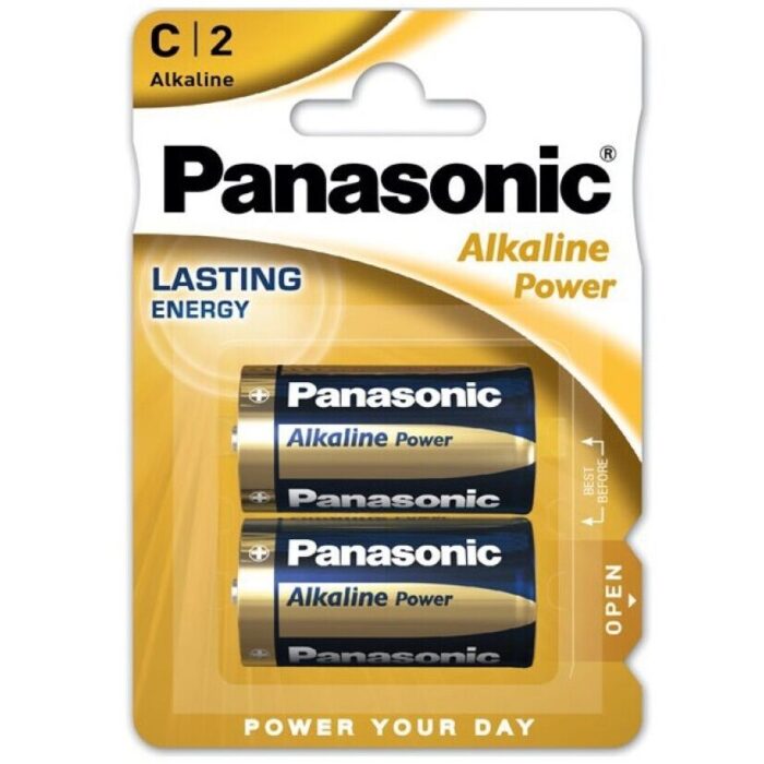 PANASONIC – BRONZE BATTERY C LR14 2 UNIDADES