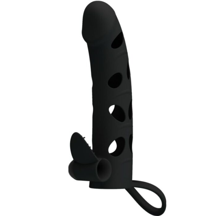 PRETTY LOVE – CAPA DE SILICONE COM VIBRAO 15.2 CM