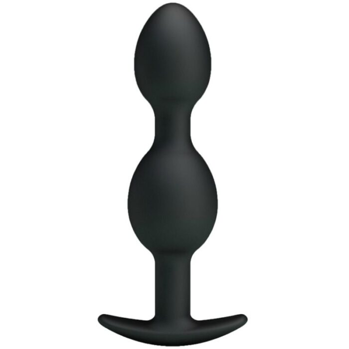 PRETTY LOVE – BOLAS ANAIS DE SILICONE 12.5 CM PRETAS
