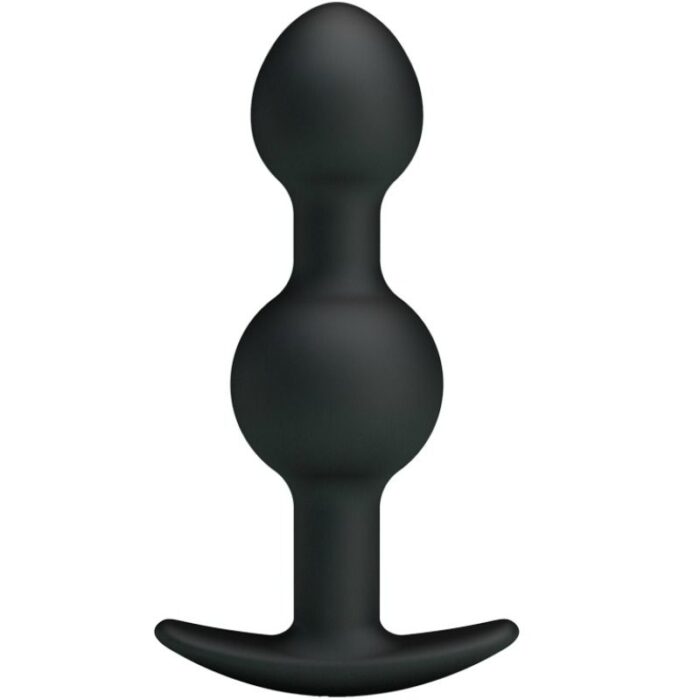 PRETTY LOVE – BOLAS ANAIS DE SILICONE DE ESTIMULAO ESPECIAL 10.3 CM PRETO