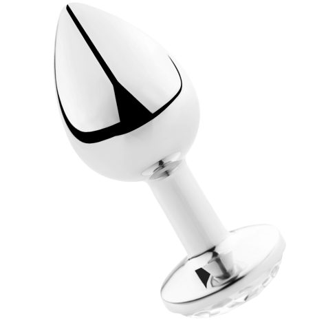 SECRETPLAY – PLUG ANAL ALUMÍNIO TRANSPARENTE 7CM