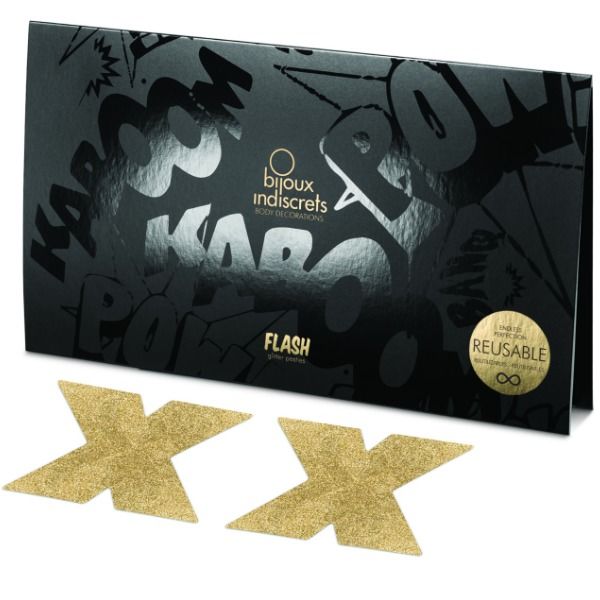 BIJOUX - INDISCRETS CAPAS DE BICOFLASH OURO - Image 4