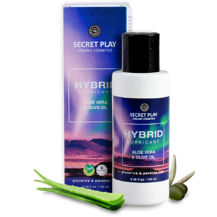 SECRETPLAY – LUBRIFICANTE ORGÂNICO HÍBRIDO 100 ML