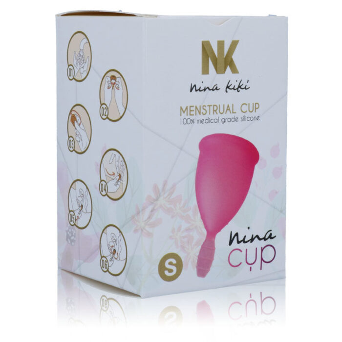 NINA KIKÍ – COPO MENSTRUAL ROSA – TAMANHO S