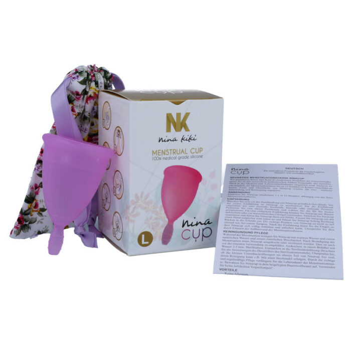 NINA KIKÍ – COPO MENSTRUAL ROXO – TAMANHO L