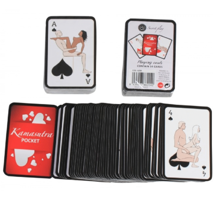 SECRETPLAY – CARTAS DE JOGO KAMASUTRA DE BOLSO (ES/EN/PT/IT/FR/DE)