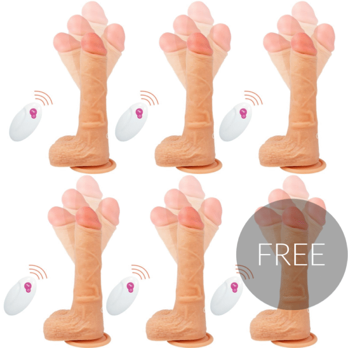 CYBER SILICOCK – CONTROLE REMOTO REALÍSTICO MR RICK 5 + 1 GRTIS 20.9 CM -O- 4 CM