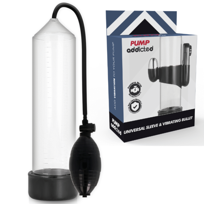 PUMP ADDICTED – VIBRADOR TRANSPARENTE RX3
